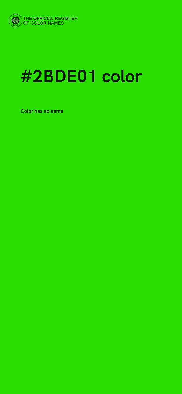 #2BDE01 color image