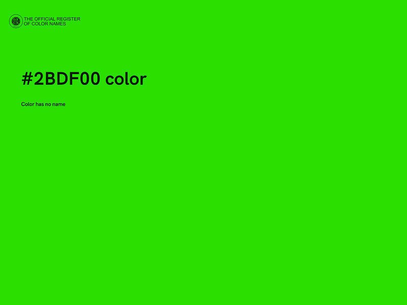 #2BDF00 color image