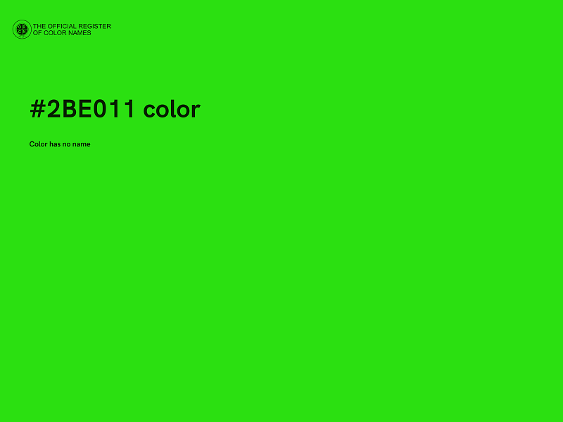 #2BE011 color image