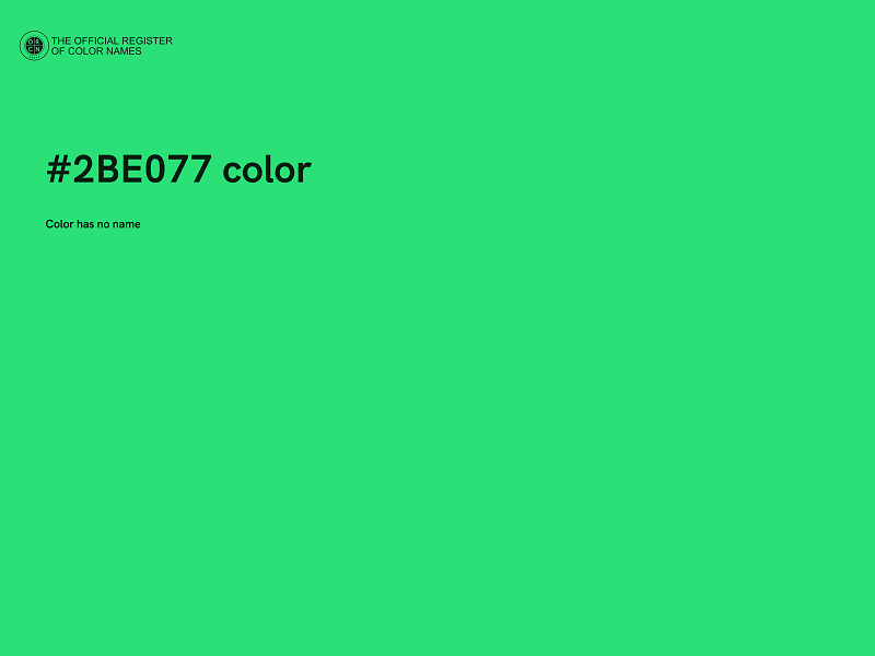 #2BE077 color image