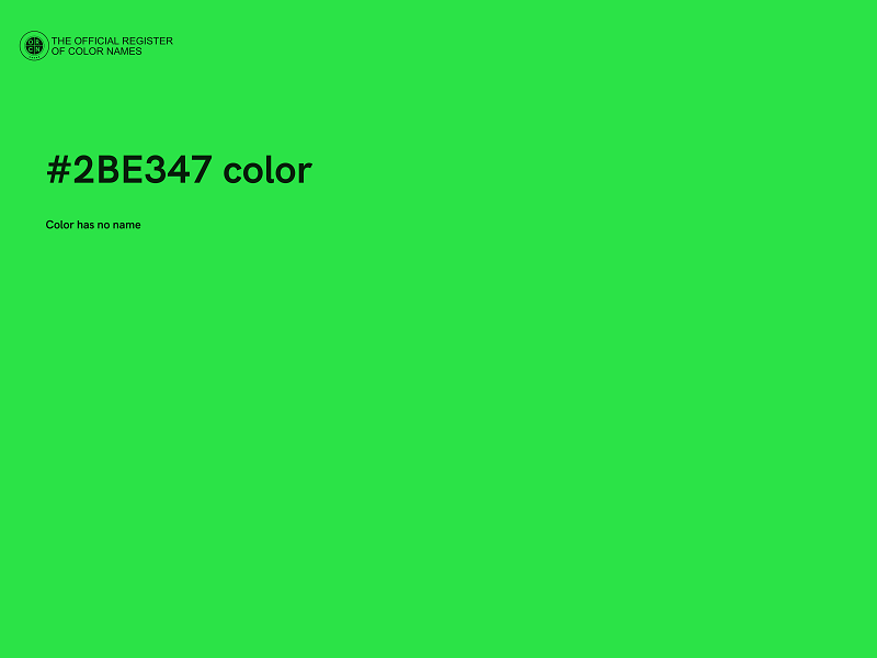 #2BE347 color image