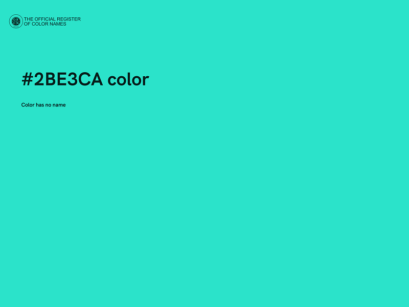 #2BE3CA color image