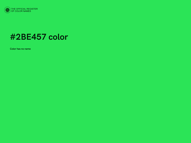 #2BE457 color image