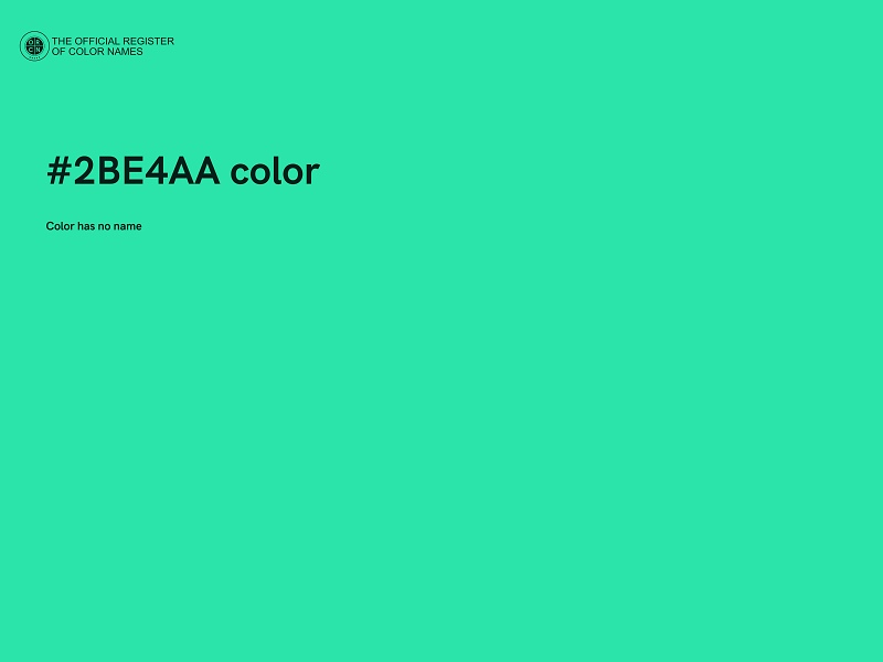 #2BE4AA color image