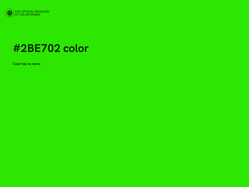 #2BE702 color image