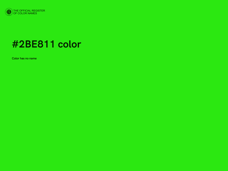 #2BE811 color image