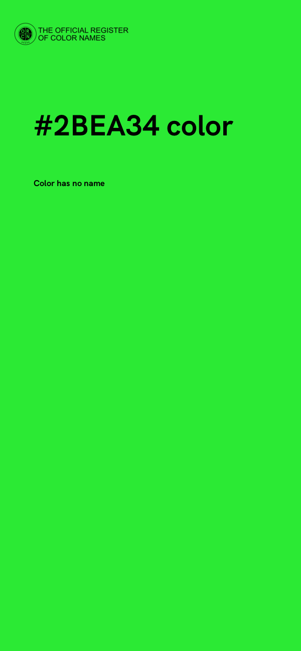 #2BEA34 color image