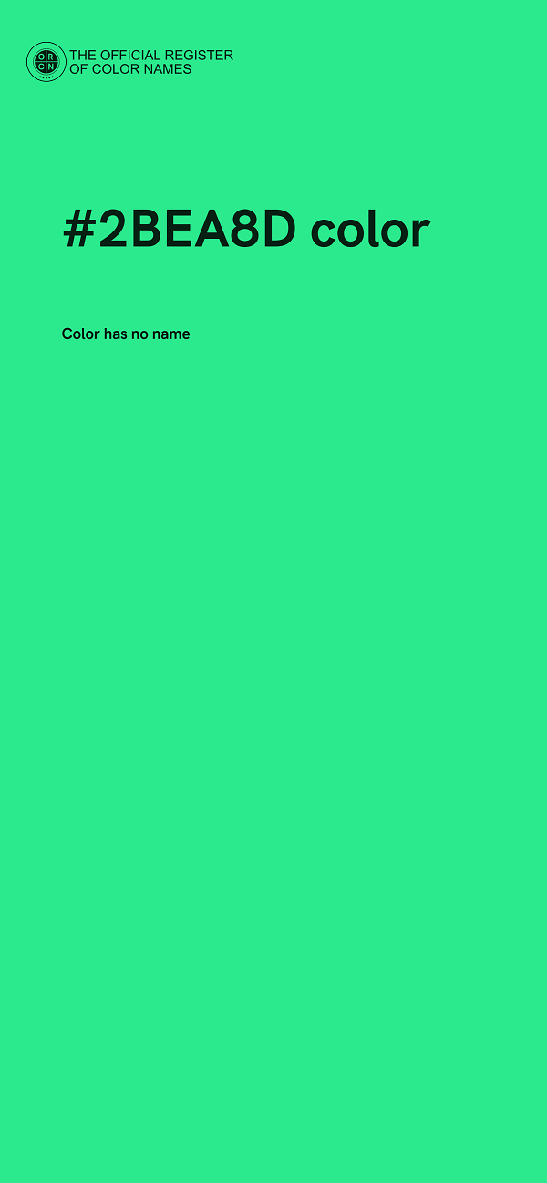 #2BEA8D color image