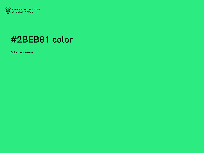 #2BEB81 color image