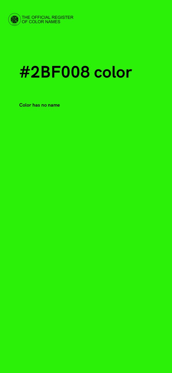 #2BF008 color image