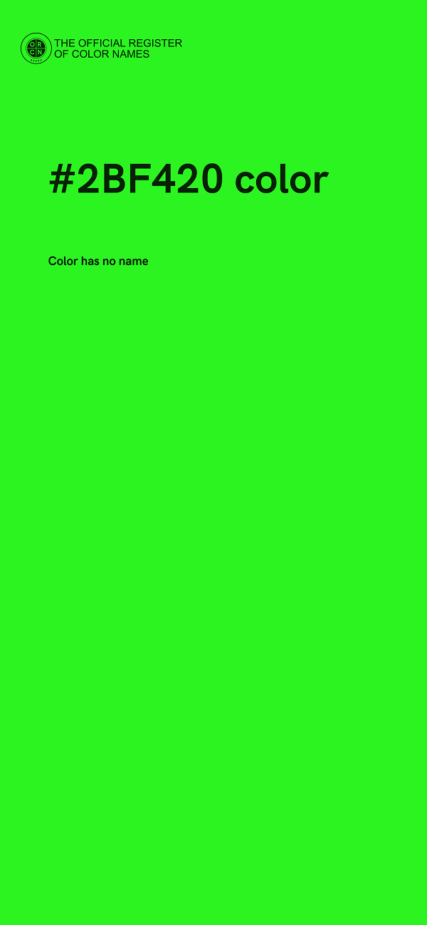#2BF420 color image