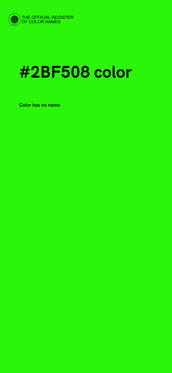 #2BF508 color image