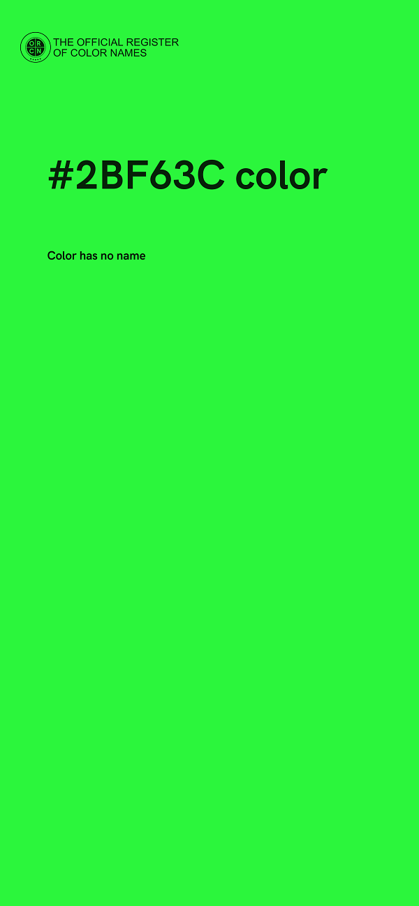 #2BF63C color image