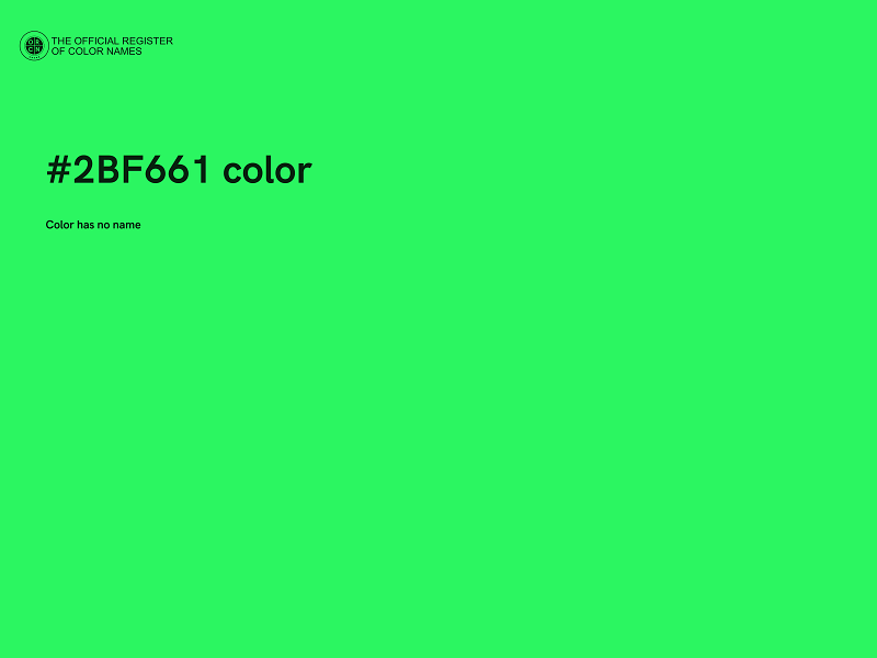 #2BF661 color image