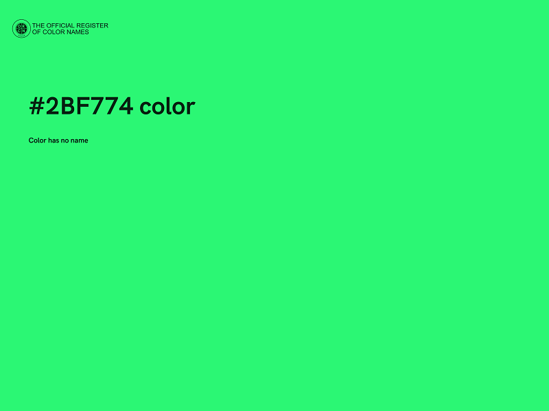 #2BF774 color image