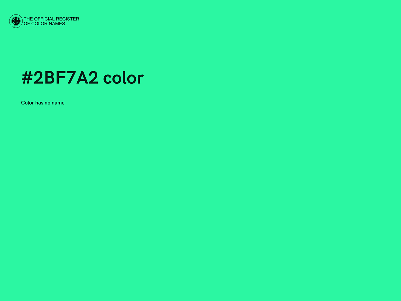 #2BF7A2 color image