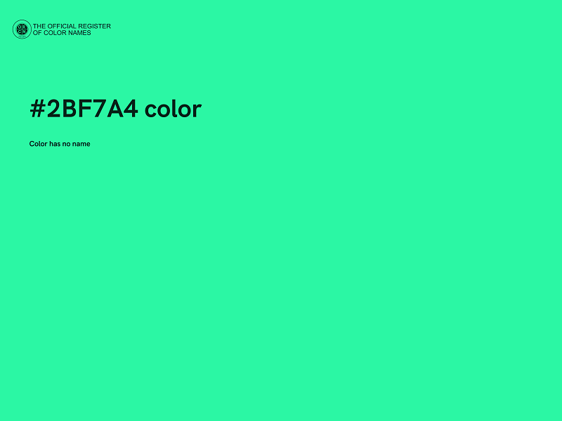 #2BF7A4 color image