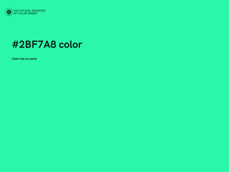 #2BF7A8 color image