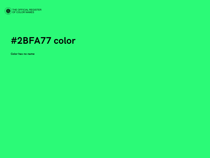 #2BFA77 color image