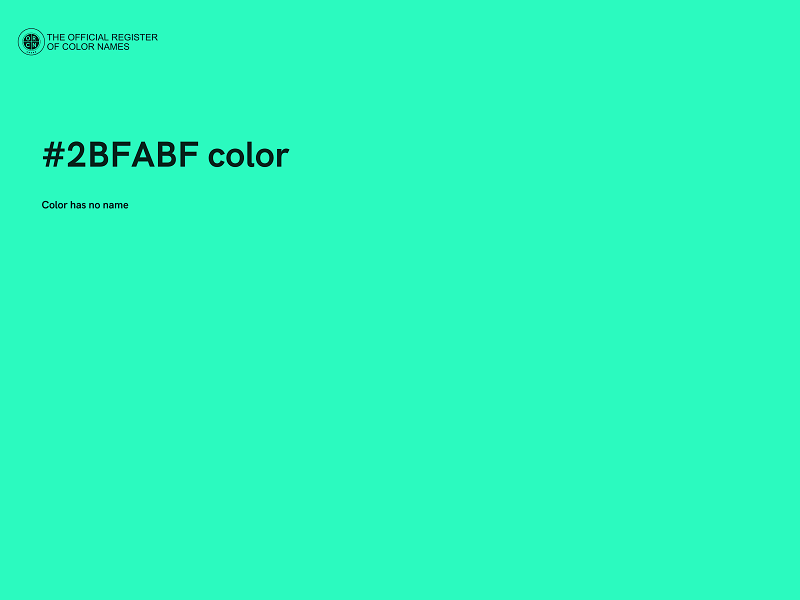 #2BFABF color image