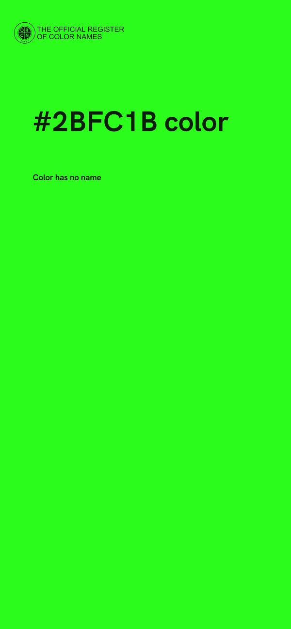 #2BFC1B color image