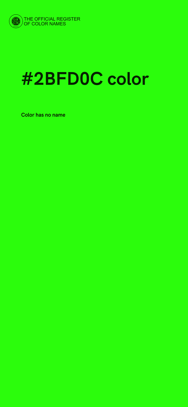 #2BFD0C color image