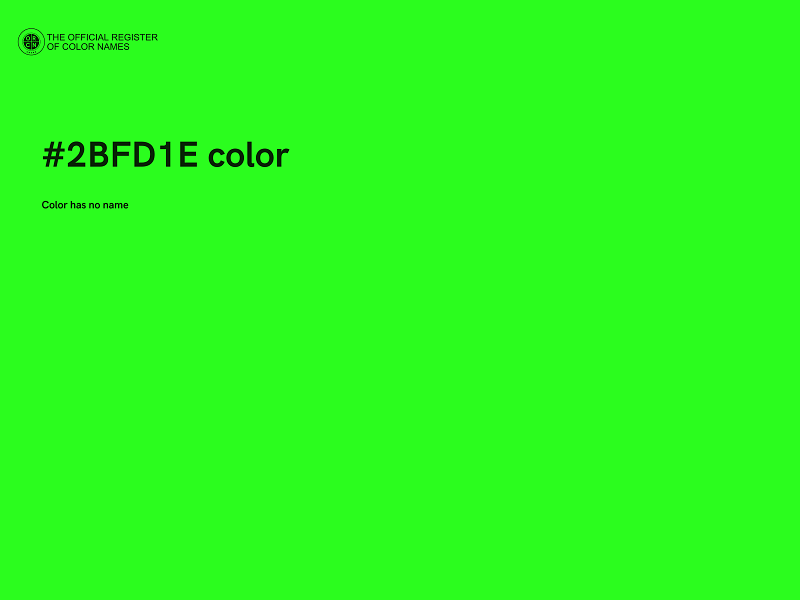 #2BFD1E color image