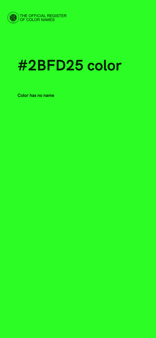 #2BFD25 color image