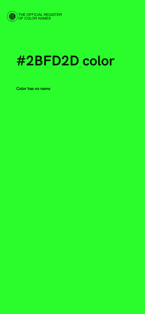 #2BFD2D color image