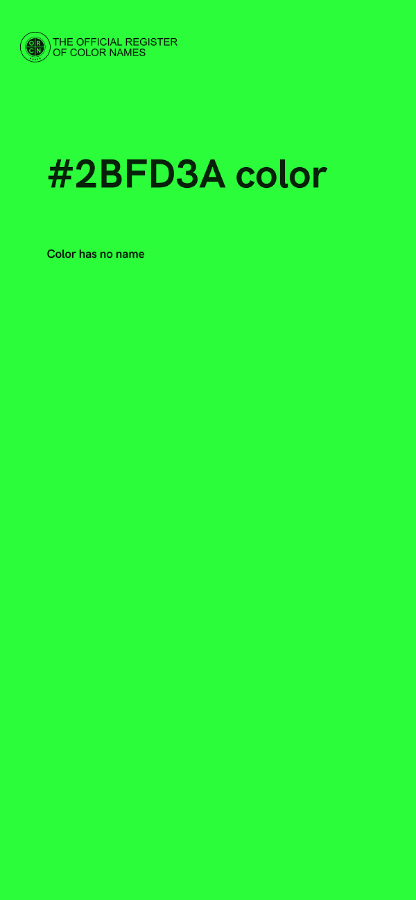 #2BFD3A color image
