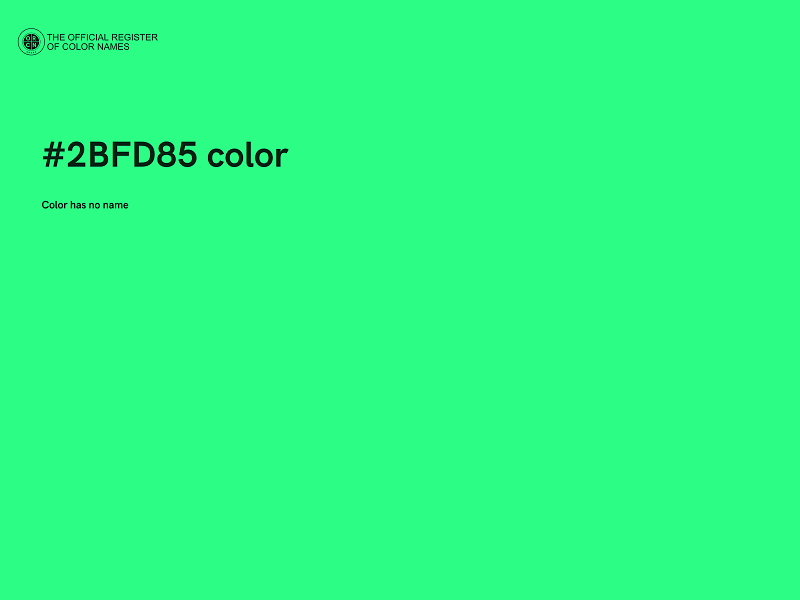 #2BFD85 color image