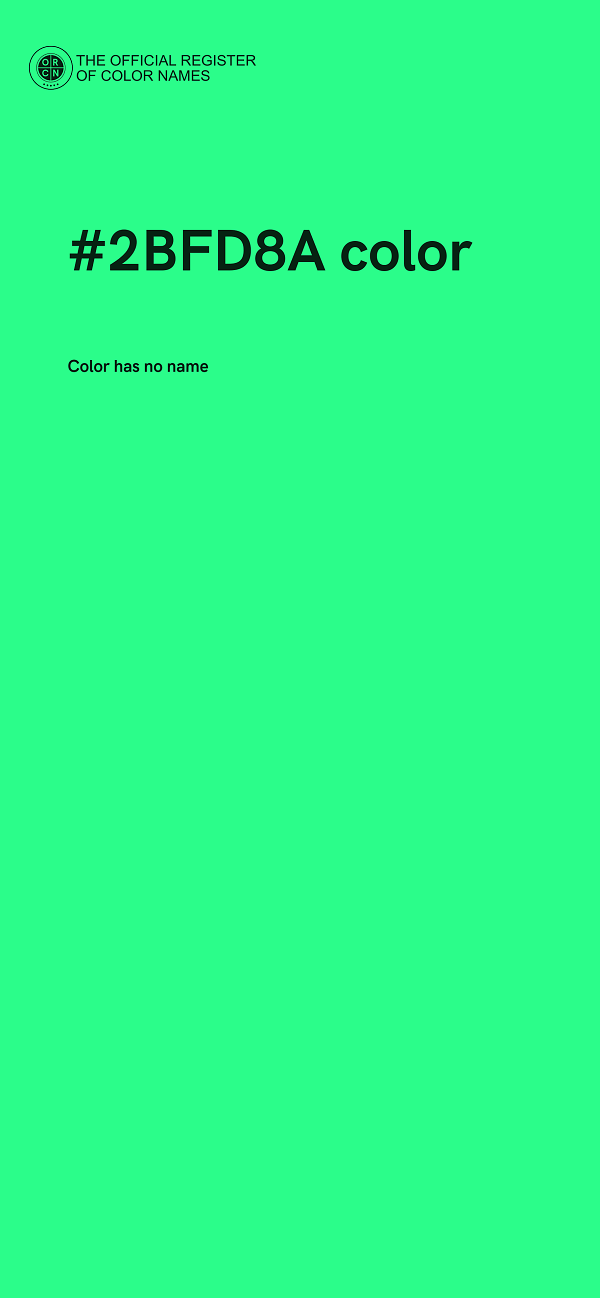 #2BFD8A color image