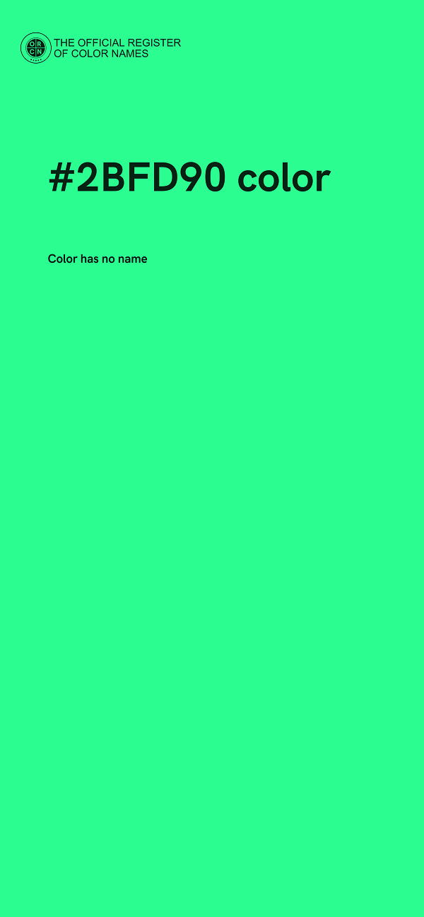 #2BFD90 color image