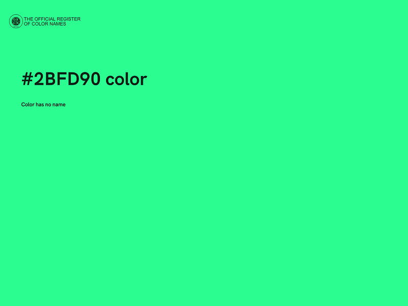 #2BFD90 color image