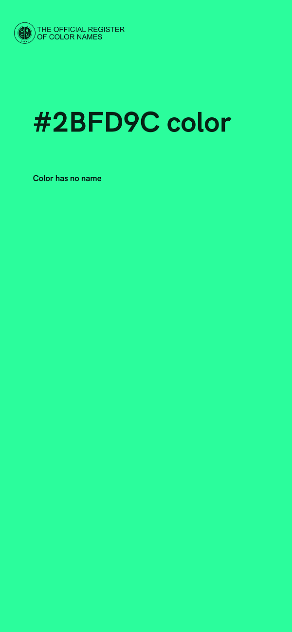 #2BFD9C color image