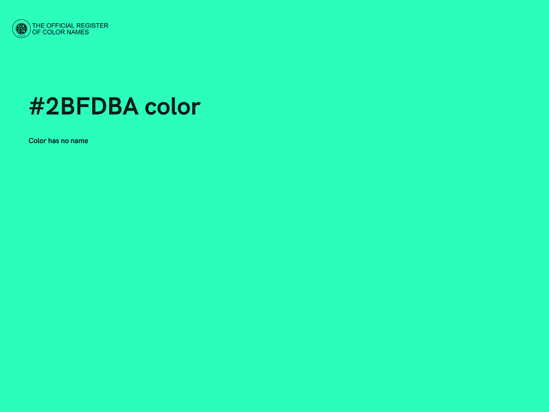 #2BFDBA color image