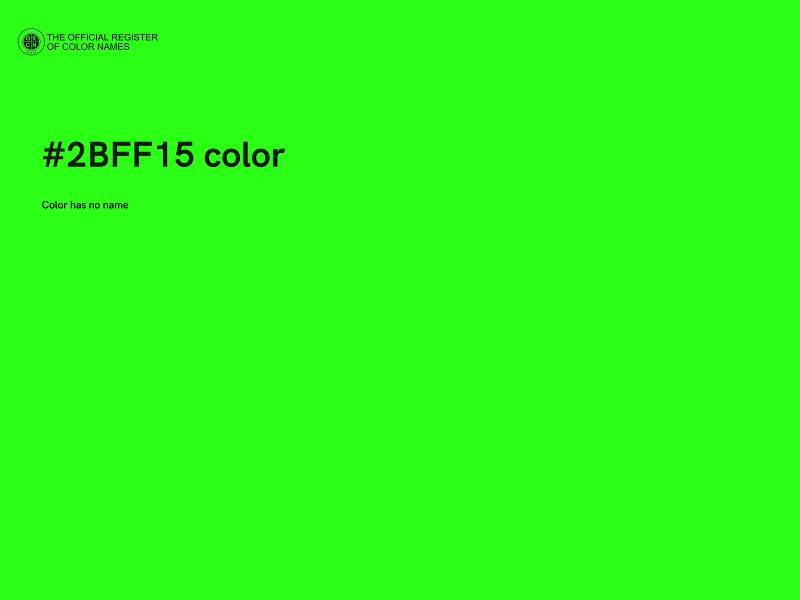 #2BFF15 color image