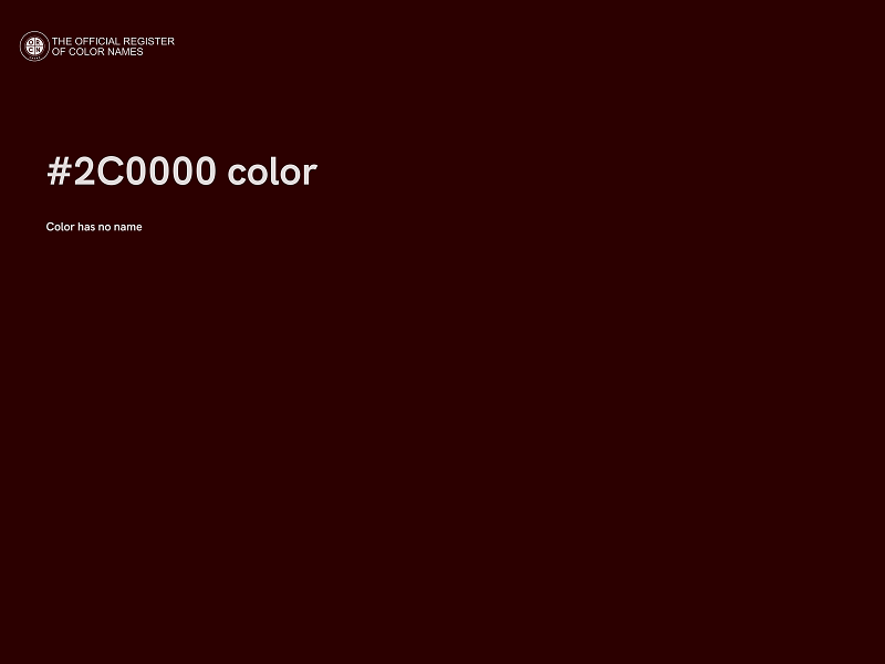 #2C0000 color image