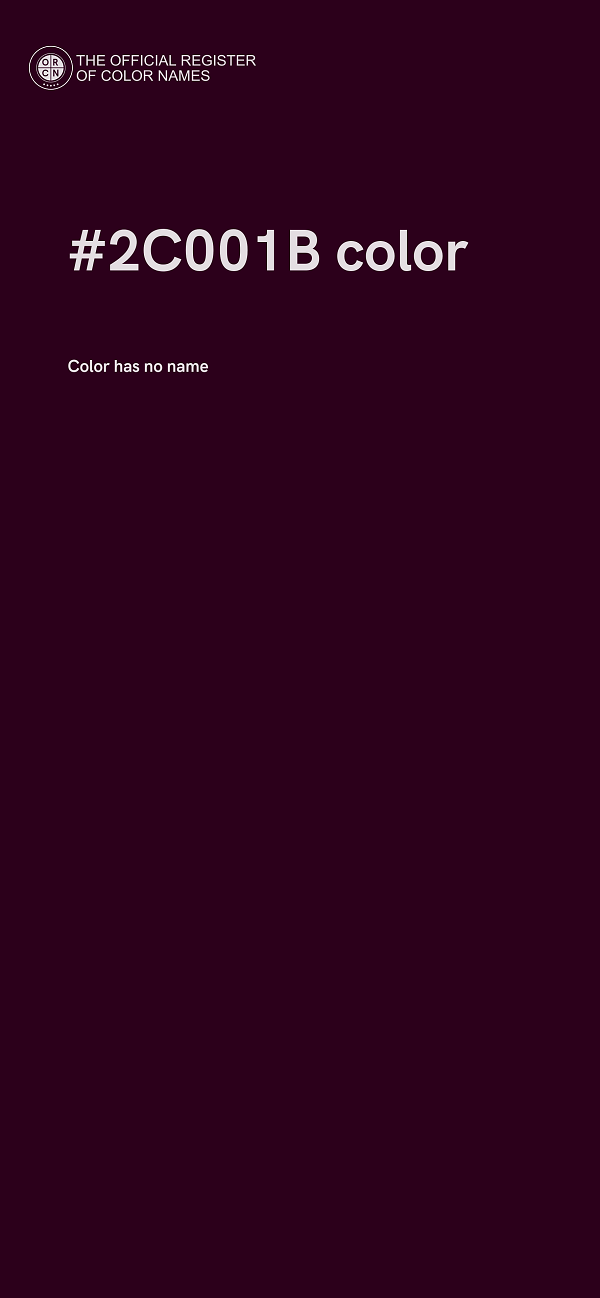 #2C001B color image