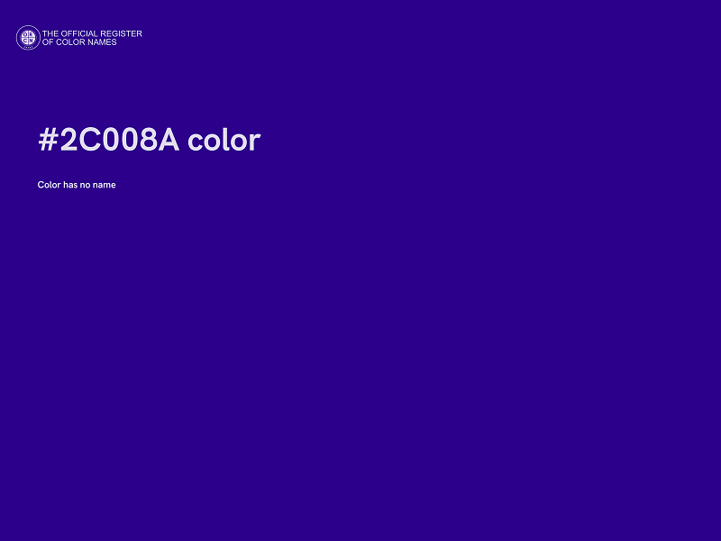 #2C008A color image