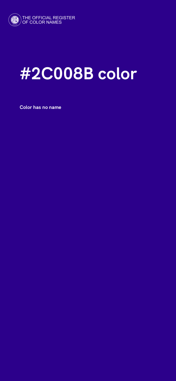 #2C008B color image