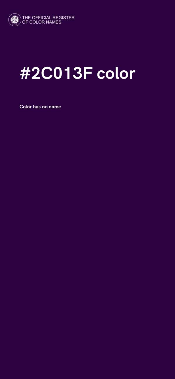 #2C013F color image