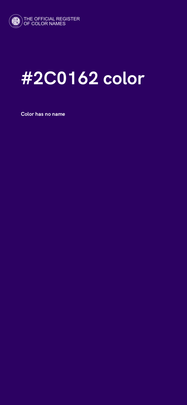 #2C0162 color image
