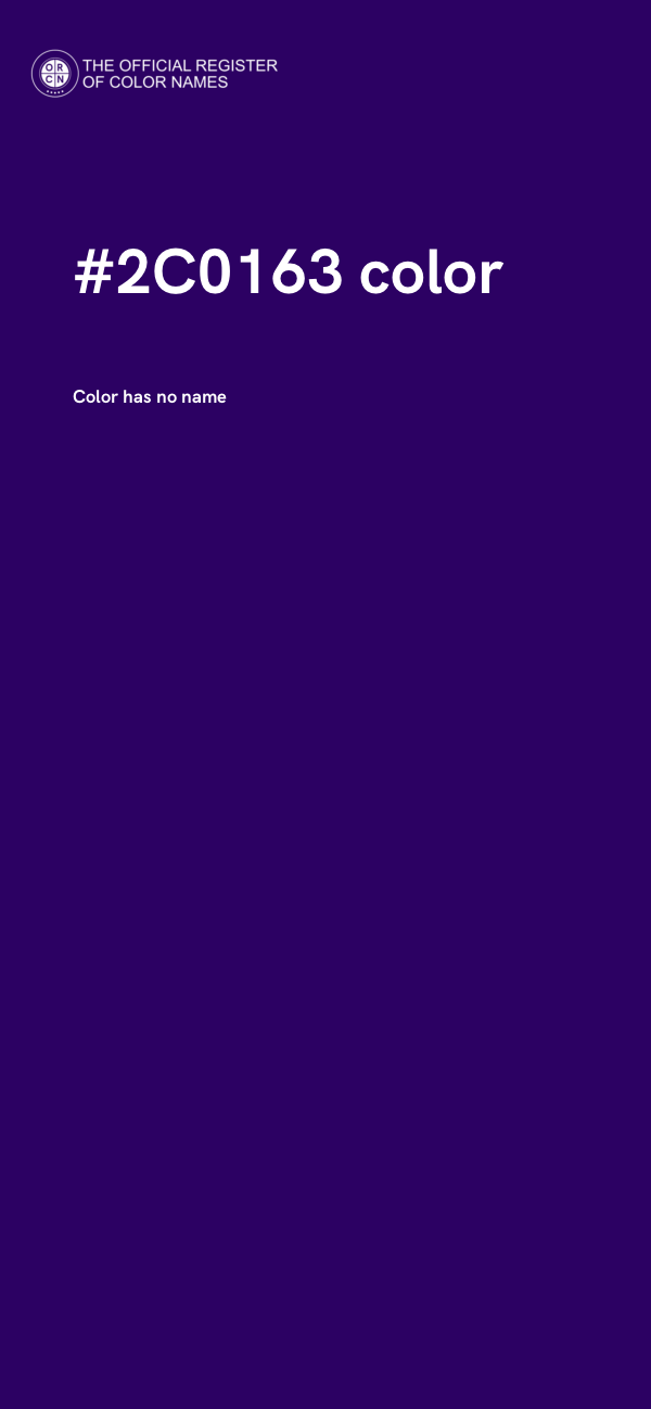 #2C0163 color image