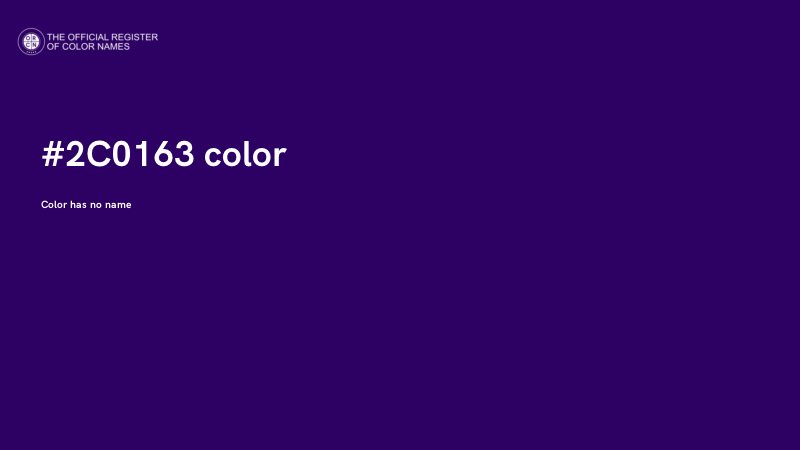 #2C0163 color image