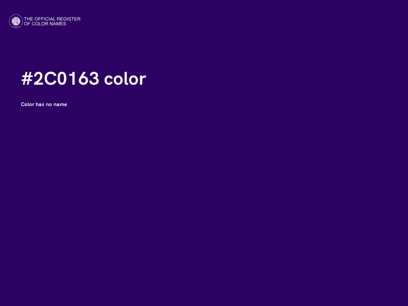 #2C0163 color image