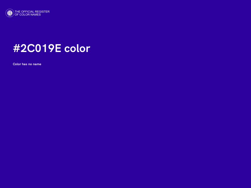 #2C019E color image