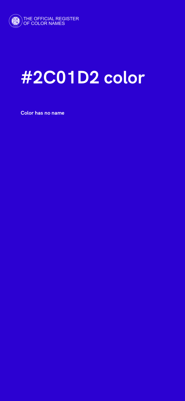 #2C01D2 color image