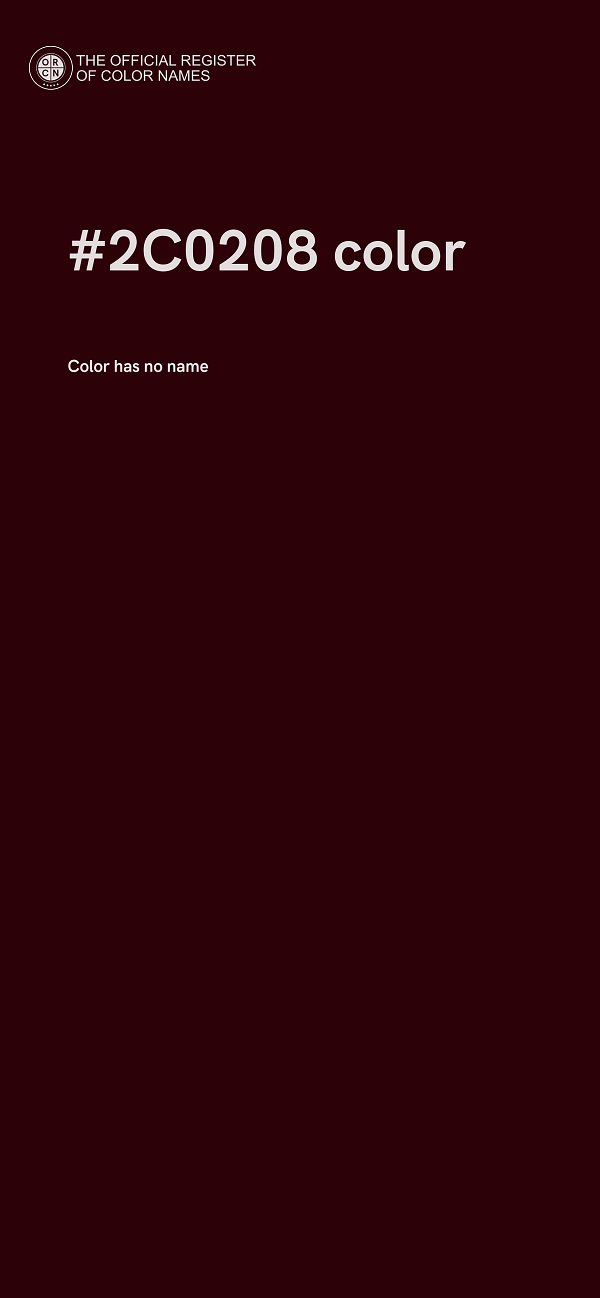 #2C0208 color image
