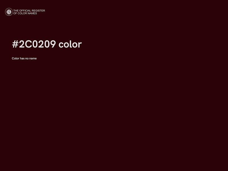 #2C0209 color image